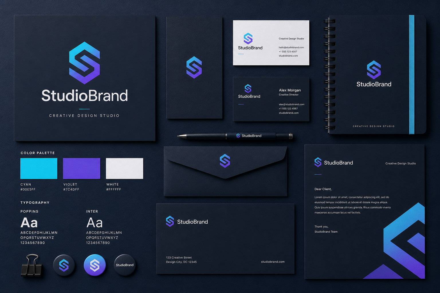 StudioBrand Identity System